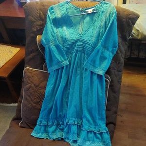 Sundance turquoise blue dress.
